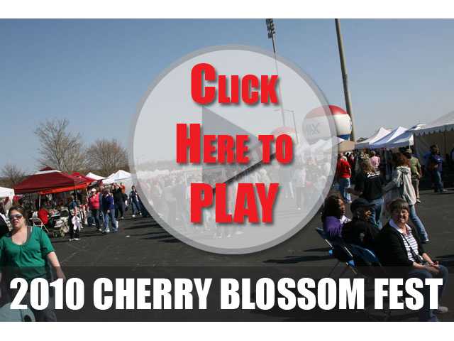 Click to play A taste of the Cherry Blossom Festival