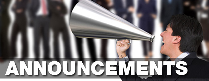 Announcements
