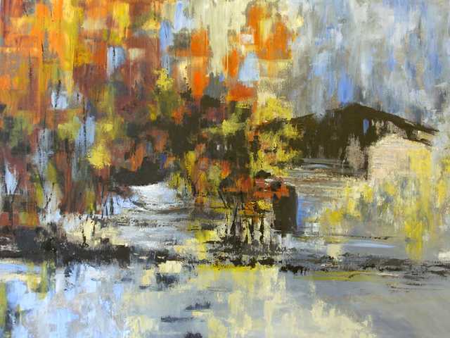 Artist puts life on canvas, despite worsening blindness