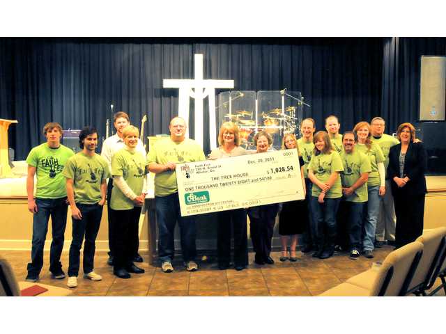 FAITH funds donated FAITH funds donated