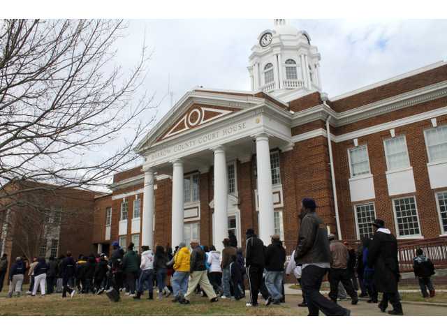 Maynard ‘makes history,’ leads MLK march Monday