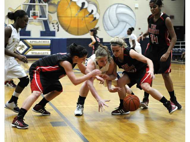 Red-hot Lady Falcons shoot past AHS girls