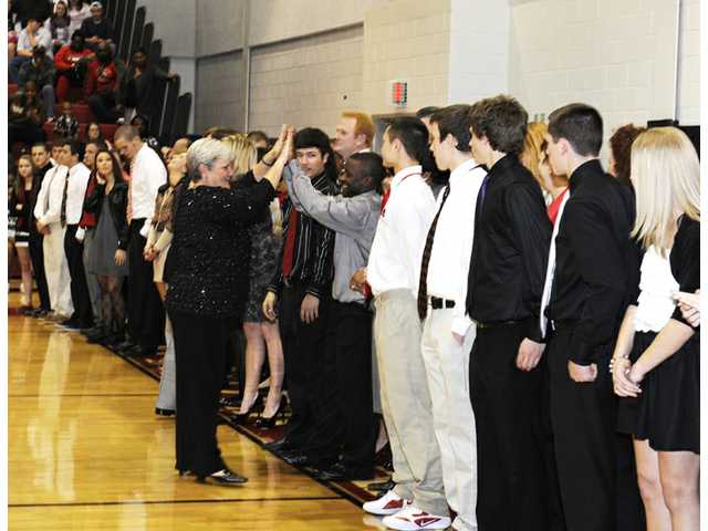 Cheer Doggs receive state championship rings