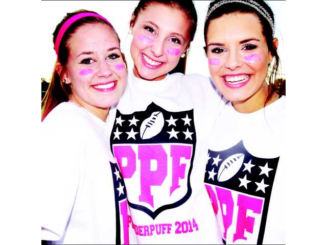 Powder puff game delights students Powder puff game delights students