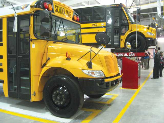 School transportation building now in service