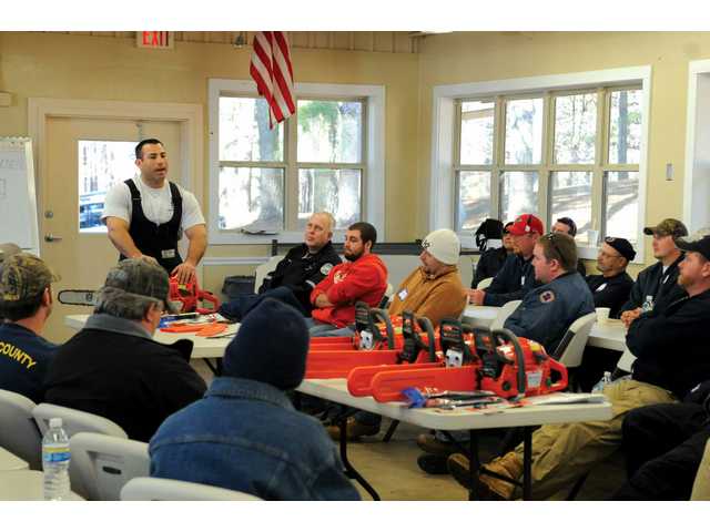 Hill’s hosts chain saw safety training for 72 customers