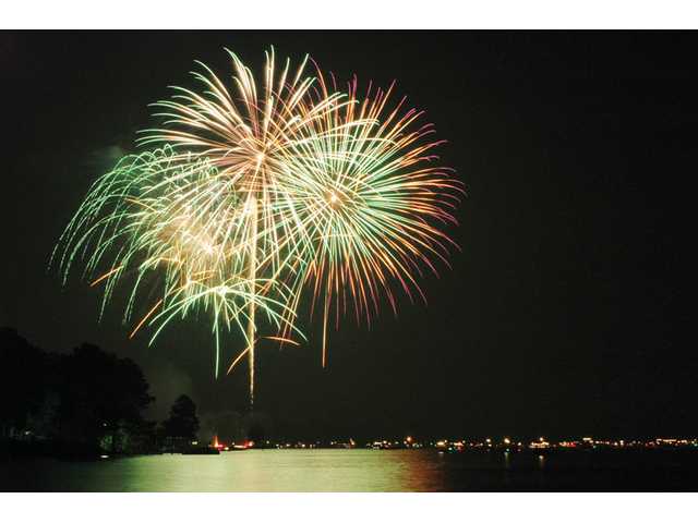 Annual fireworks display