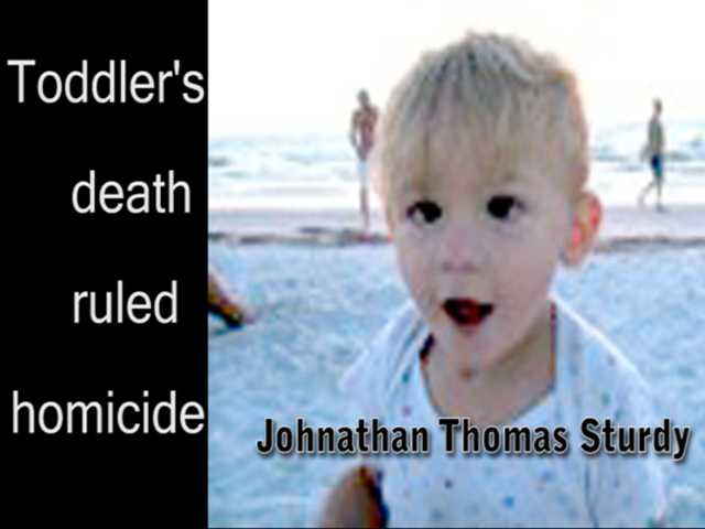 Toddler's death ruled homicide