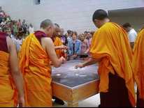 Closing ceremony of the Tibetan Monks Closing ceremony of the Tibetan Monks
