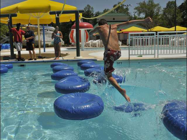 A splash of relief from the Boro heat 