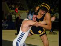 Josh Barnhill battles for the first state championship.