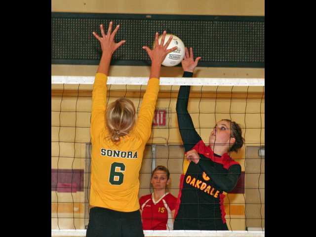 Oakdale Volleyball Falls To Sonora 