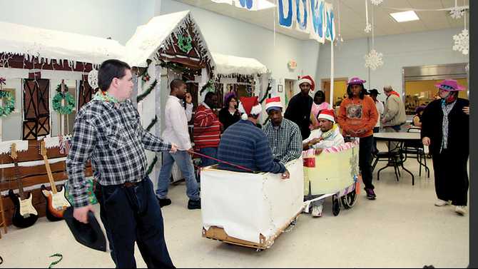 'Snow Down' at Rockdale Cares