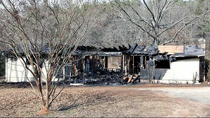 Home burns down on Tucker Mill Road