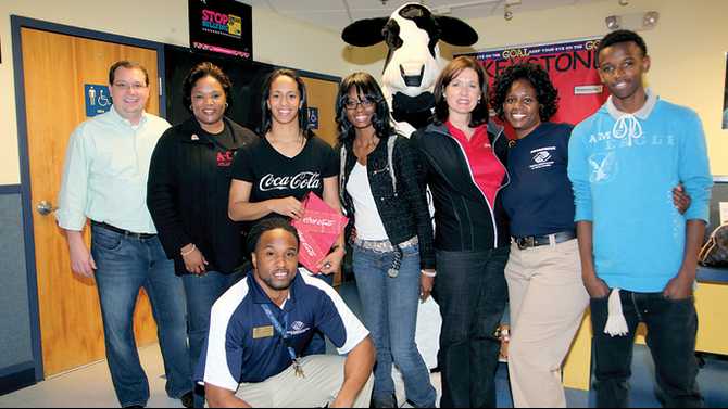 Coca-Cola visits Boys and Girls Club