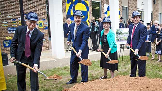 Oxford College breaks ground on new library and commons