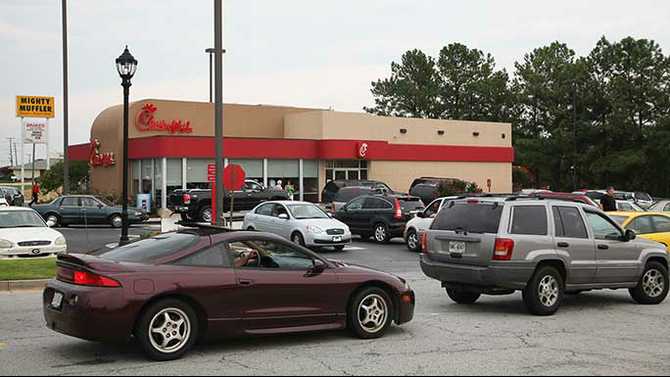Customers come out for Chick-fil-a Appreciation