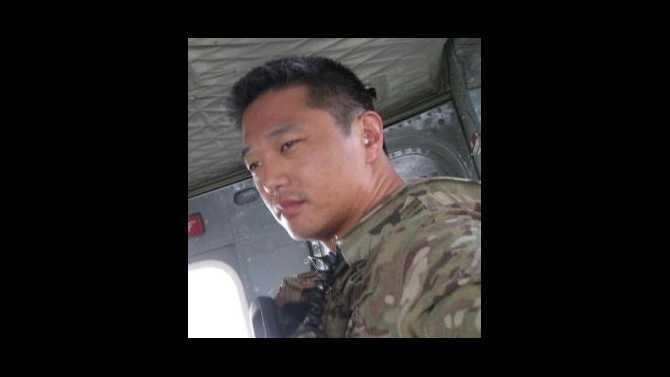 Memorial service for fallen Air Force officer