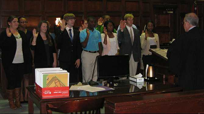 Teen Court members sworn in