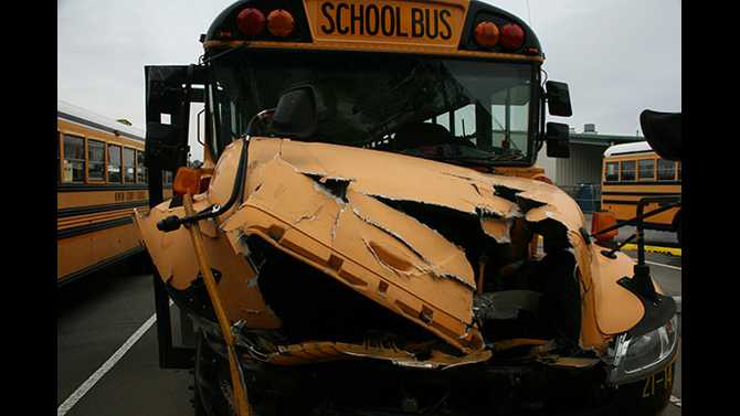 Brake failure ruled out in school bus crash in Newton