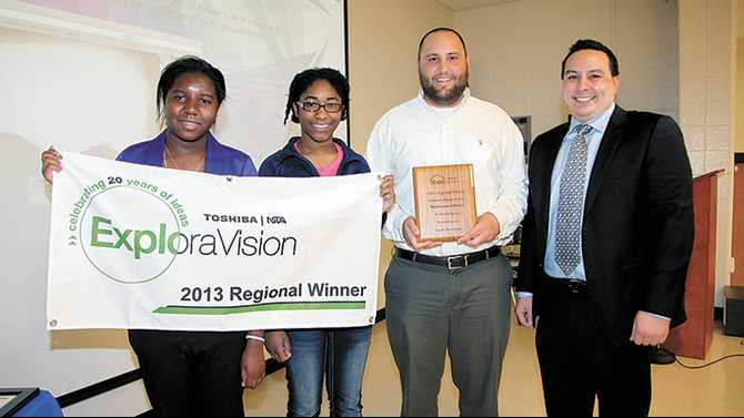 Magnet students win Toshiba/NSTA Exploravision contest for region