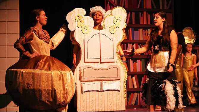 Davis Middle stages 'Beauty and the Beast'