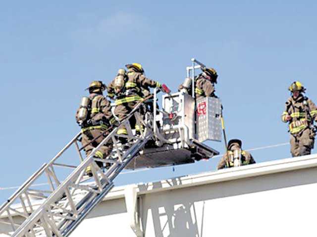 Fire breaks out in local warehouse