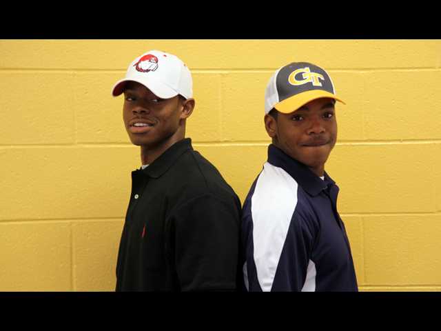 Gibson, Brown sign letters of intent