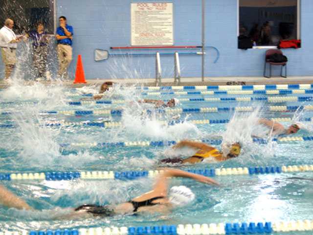 Swimmers take to the pool 
