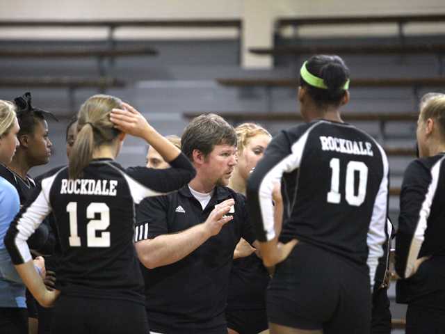 Rockdale volleyball overcomes first round
