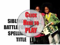 Brother and sister duke it out in county spelling bee
