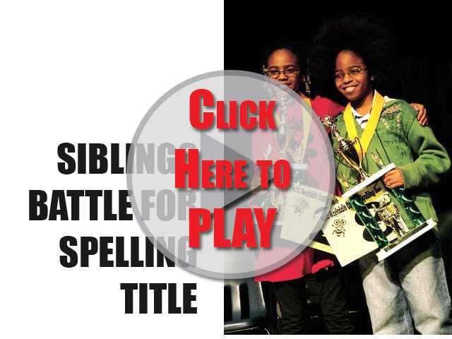 Brother and sister duke it out in county spelling bee