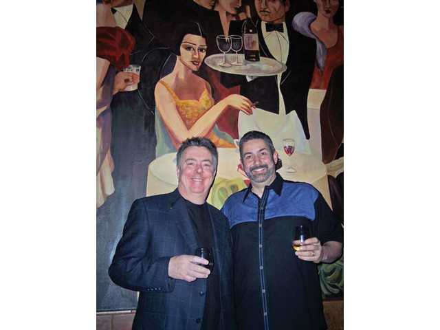 Wine, food and good company meet