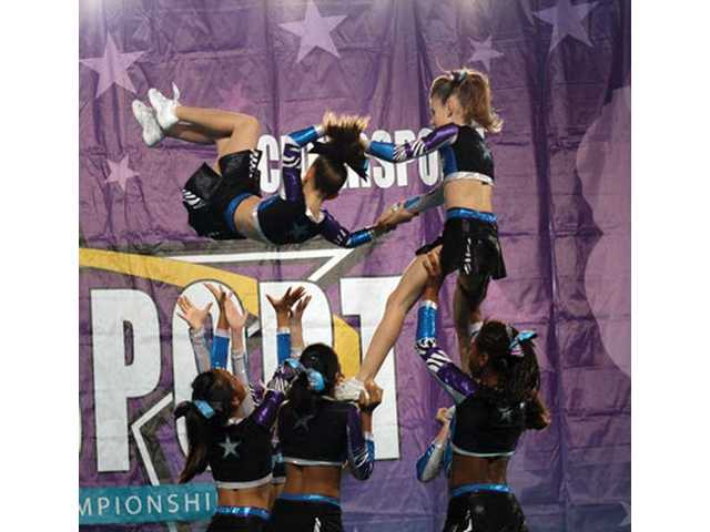 Local cheerleaders capture title