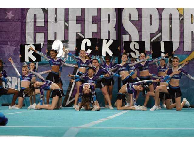 Local cheerleaders capture title
