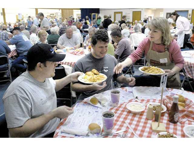 Serving fish ... and the church