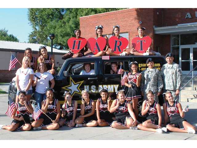 Hart cheerleaders show heart