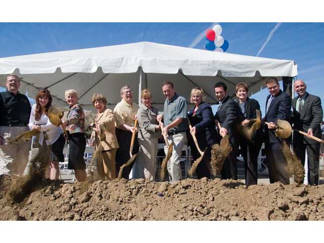 A new chapter begins: Officials break ground for new Newhall library