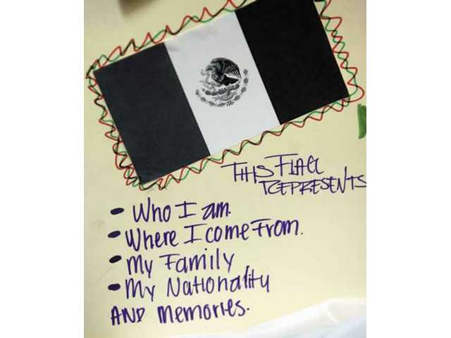 Students stay in school to send positive message