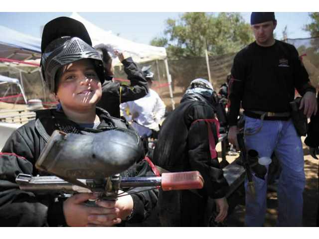 Paintball fundraiser supports troops