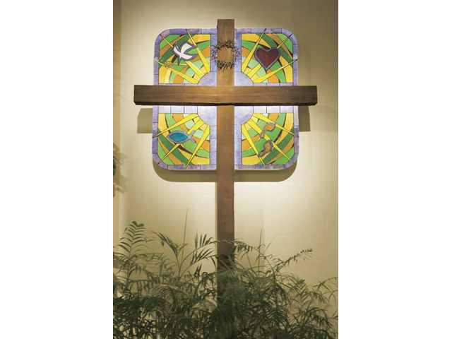 Stained-glass completes church