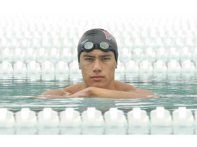 The Finishers: Nick Korth and Chris Weber led Hart's swimming team