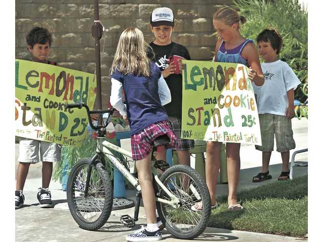 A lemonade stand for a cause