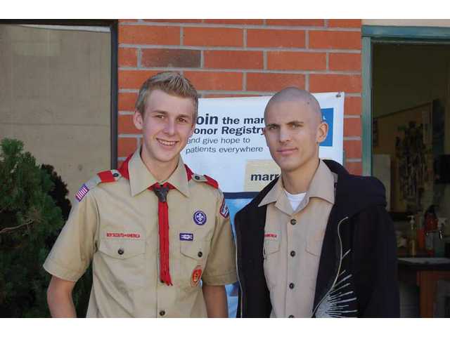 Bone-marrow drive for local scout