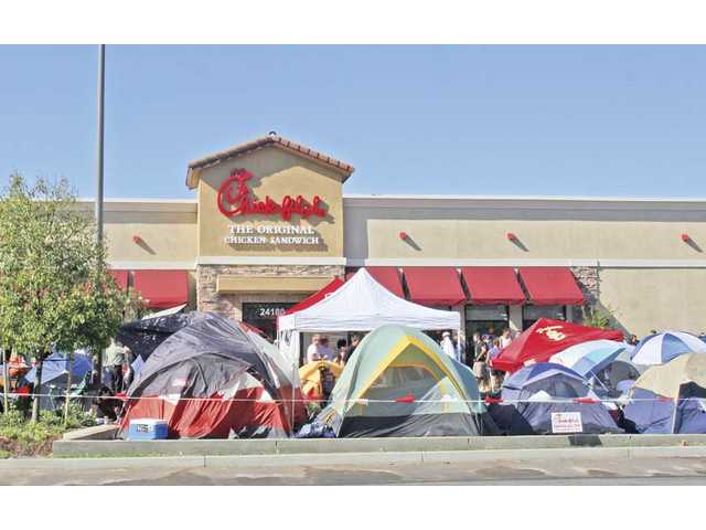 Chick-fil-A: campout at the coop