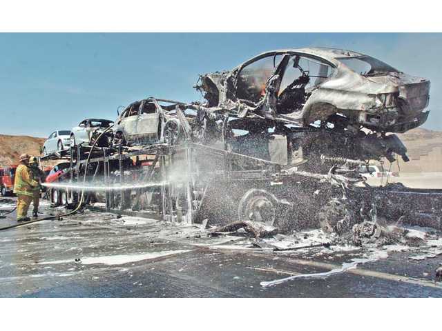 Crashed and burned