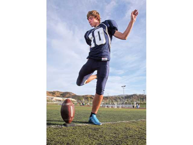 West Ranch's Brady Stuart: Kicking and gleaming
