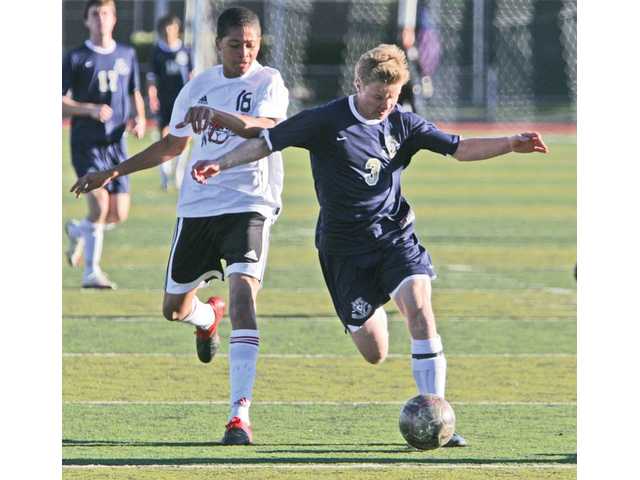Foothill League boys soccer: Hart’s frantic finish