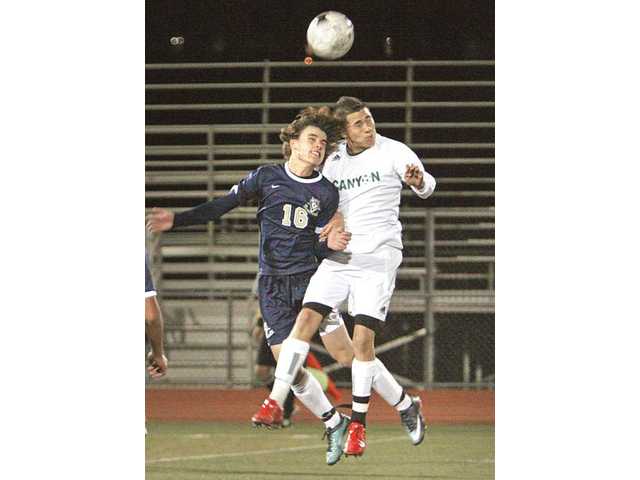 Prep soccer: Day saved for Canyon