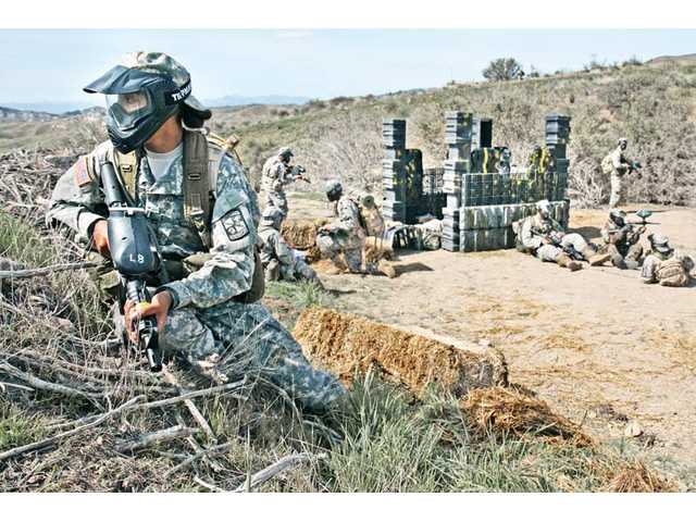 Training games at Paintball USA